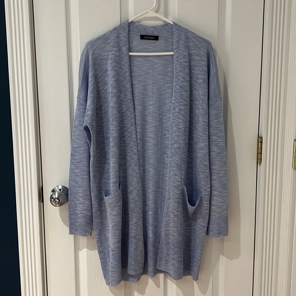 Ellen Tracy Open Front Sweater